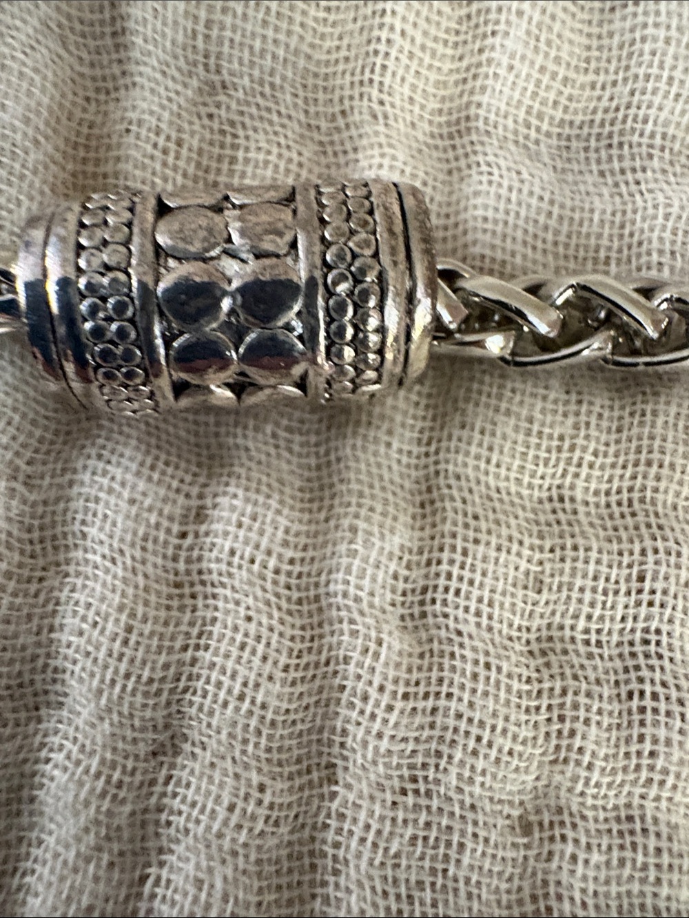 Silver-tone Rope Chain Necklace - Picture 3 of 4